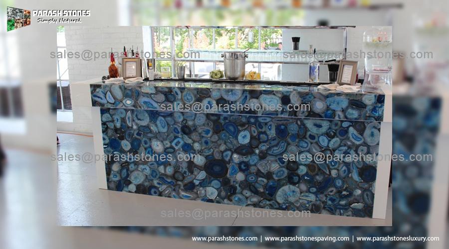 semi precious counter tops