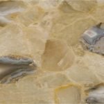 Picture of lemon quartz slab, surface & tiles