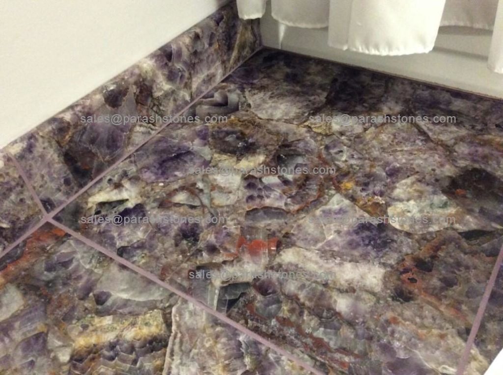 Amethyst bathroom floor Canada