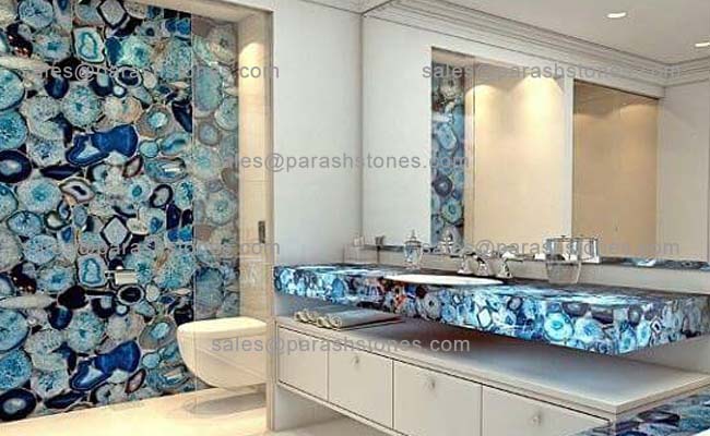 Blue agate bathroom, Australia