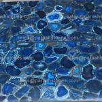 Blue agate flooring