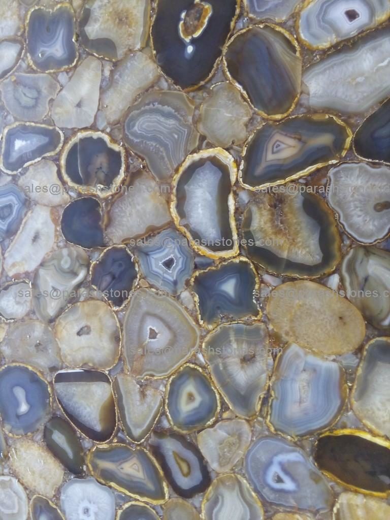 Golden brown agate countertop Dubai