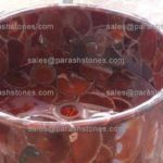 Red Carnelian Pedestal Sink