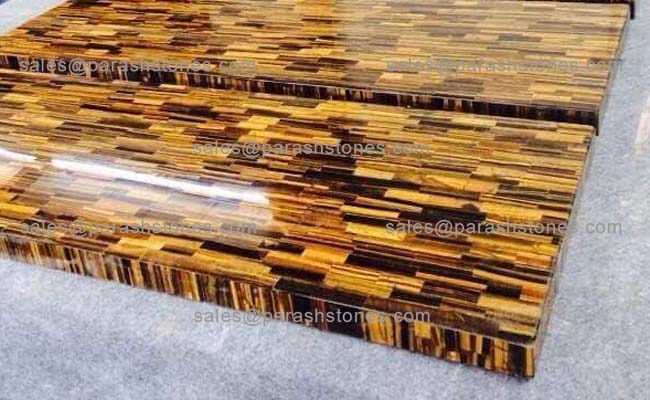 Tiger eye countertop, Nashville, USA